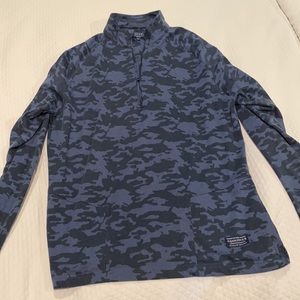 Fish Hippie L Cedar Island Pullover (Blue Camo)